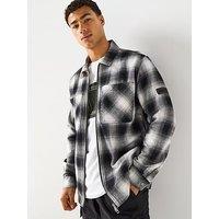 Barbour International Carlisle Ombre Overshirt- Black