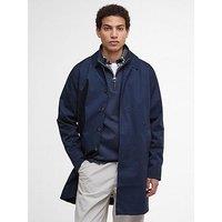 Barbour Lorden Waterproof Macintosh Mac Jacket - Navy