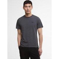 Barbour International Small Logo Short Sleeve T-Shirt- Grey