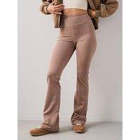 The Very Collection Kickflare Trousers - Brown
