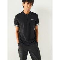 Barbour International Buxton Polo Shirt- Black