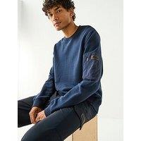 Barbour International Grip Crew Sweatshirt - Navy