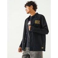 Barbour International Steve Mcqueen Overshirt- Black