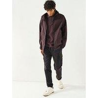 Barbour International Peckett Hooded Showerproof Jacket- Dark Red