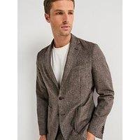 Barbour Kensington Check Single Breasted Modern Blazer - Brown