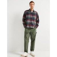 Barbour Copswell Relaxed Fit Checked Shirt - Navy