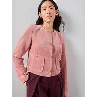 The Very Collection Cord Jacket - Pink