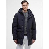 Barbour International Sutley Baffle Hooded Jacket- Navy