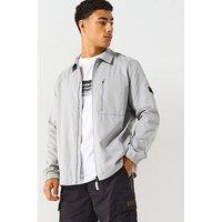 Barbour International Coil Nylon Overshirt- Grey