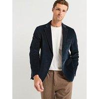 Barbour Wallington Single Breasted Cord Blazer - Navy