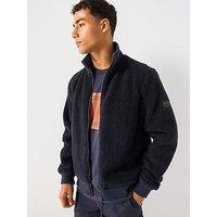 Barbour International Dinstone Fleece Jacket - Navy