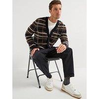 Barbour Kane Knitted Cardigan - Dark Brown