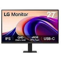 Lg 27" Qhd Ips 100Mz Monitor With Hdr10 And Usb Tye-C