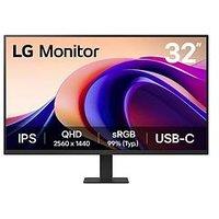 Lg 32" Qhd Ips 100Mz Monitor With Hdr10 And Usb Tye-C