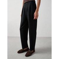 The Very Collection Pull On Smart Tapered Leg Trouser - Black