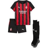Puma Kids Ac Milan Home 25/26 Mini Football Kit - Red
