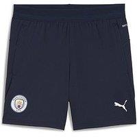 Puma Junior Manchester City 25/26 Training Shorts - Navy