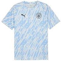 Puma Mens Manchester City 25/26 Warm Up Jersey - Blue
