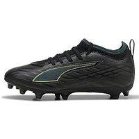 Puma Junior Ultra 6 Match Firm Ground Football Boots - Black