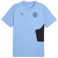 Puma Mens Manchester City 25/26 Tech Pocket Tee - Navy