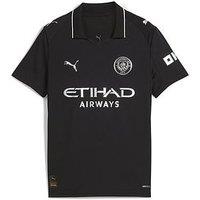 Puma Junior Manchester City 25/26 Away Replica Shirt - Black