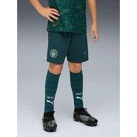 Puma Junior Manchester City 25/26 4Th Replica Short - Green