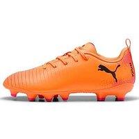 Puma Junior Future 8 Play Firm Ground Football Boots - Orange