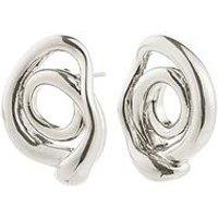 Pilgrim Unfold Earrings - Silver Plated