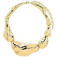 Pilgrim Free Statement Necklace- Gold Plated