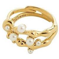 Pilgrim Hadley Rings, 2-In-1 Set - Gold Plated