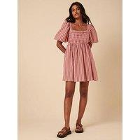 Nobodys Child Nova Mini Dress Stripe - Pink