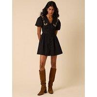 Nobodys Child Betty Mini Dress Embroidered - Multi