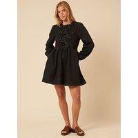 Nobodys Child Denim Eden Mini Dress Plain - Black