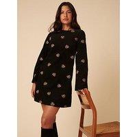 Nobodys Child Saravejo Mini Dess Embroidery - Black