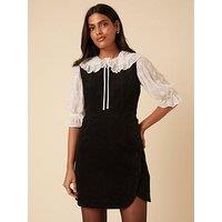 Nobodys Child Birch Pinafore Mini Dress Plain