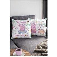 Love Abode Peppa Pig Personalised Double Sided Cushion