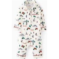 Michelle Keegan Baby Ski Print Family Pjs - White