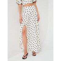 Forever New Indiana Asymm Midi Skirt - Cream