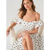 Forever New Indiana Off The Shoulder Top - Cream