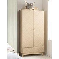 Birlea Herringford 2 Door 1 Drawer Wardrobe