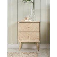 Birlea Herringford 2 Drawer Bedside