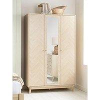 Birlea Herringford 3 Door Wardrobe With Mirror