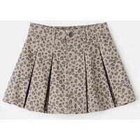 The Very Collection Girls Pleat Skirt - Animal Print