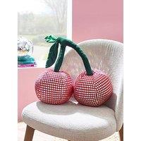 Catherine Lansfield Disco Cherries 3D Cushion