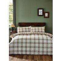 Catherine Lansfield Kelso Check Duvet Set