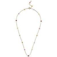 Enamel Copenhagen Lola Bold Necklace 18Ct Gold Plated 925 Sterling Silver - Rainbow