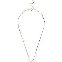 Enamel Copenhagen Lola Necklace 18Ct Gold Plated 925 Sterling Silver - Atlantic