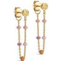 Enamel Copenhagen Lola Bracelet 18Ct Gold Plated 925 Sterling Silver - Blush