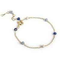 Enamel Copenhagen Lola Bold Bracelet 18Ct Gold Plated 925 Sterling Silver - Marine