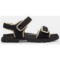 Coach Brynn Crochet Sandal - Black